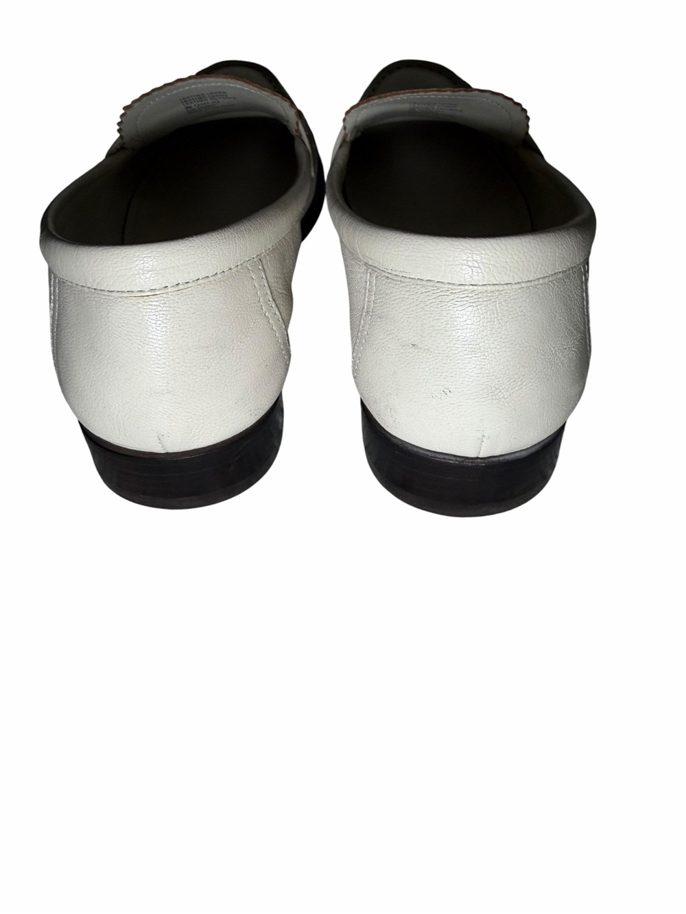 Tory Burch Classic Scalloped Leather Loafers New Ivory Size 8 - Picture 6 of 8